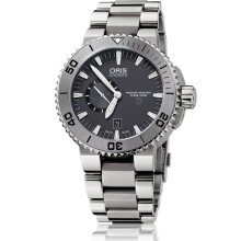 Oris Men's Aquis Gray Dial Watch 743-7664-7253-07-8-26-75PEB