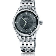 Oris Men's Artelier Black Dial Watch 733-7591-4054-07-8-21-73