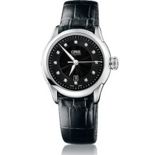 Oris Men's Artelier Black Dial Watch 561-7604-4099-07-5-16-71FC