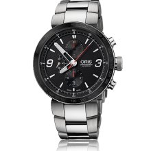 Oris Men's Black Dial Watch 674-7659-4174-07-8-25-10