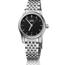 Oris Men's Classic Black Dial Watch 561-7650-4054-07-8-14-61