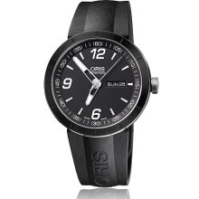 Oris Men's TT1 Black Dial Watch 735-7651-4174-07-4-25-06