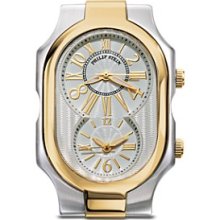 Philip Stein Large Signature Two Tone Gold Watch Head, 50mm X 32mm