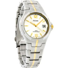 Pulsar Men PXH752 Two-Tone Bracelet Watch