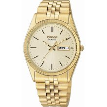 Pulsar Men's Gold-Tone Dress Watch