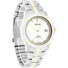 Pulsar PXH848X Men's Two-Tone Dress Watch