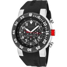 Red Line Men's RPM Chronograph Black Silicone