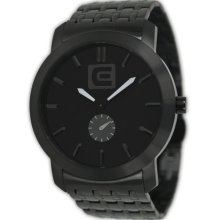 Rockwell Mens Cartel Analog Stainless Watch - Black Bracelet - Black Dial - CT102