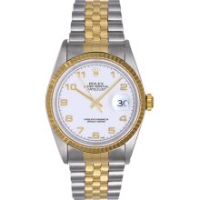 Rolex Datejust Men's 2-Tone Watch 16233