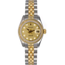 Rolex Ladies 2-tone Datejust Watch 179173