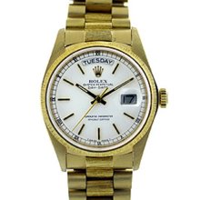 Rolex President Men's - Day-Date Watch 18248 White Dial