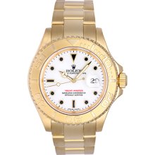 Rolex Yacht-Master Men's 18k Gold Watch 16628