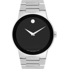 Safiro Black Museum Dial, Men's Movado