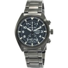 Seiko Ion-Plated Watch Men's - Black