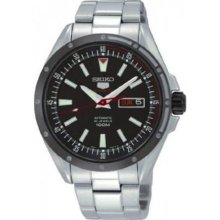 Seiko Men's 5 Automatic SRP155 Silver Stainless-Steel Automatic W ...