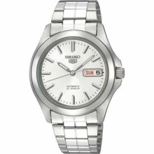 Seiko Men's 5 Automatic SNKK87K Silver Stainless-Steel Automatic ...