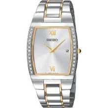 Seiko Mens Diamond SKP321 Watch