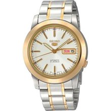 Seiko Men's SNKE54K Silver Stainless-Steel Automatic Watch with White