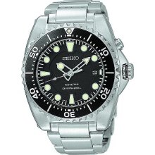 Seiko Men's SS Kinetic Watch SKA371