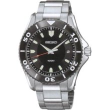 Seiko Mens Steel Quartz Watch ...