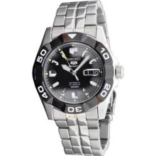 Seiko SNZH91 Stainless Steel Seiko 5 Automatic Black Dial