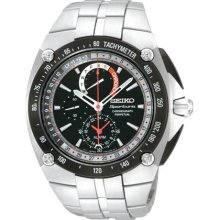 Seiko Sportura Stainless Steel Mens Watch - SPC047P1