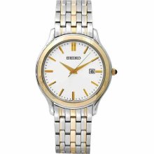 Seiko Two-tone Bracelet White Dial Men's watch SKK710P1 SKK710