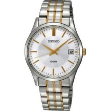 Seiko Two-Tone Stainless Steel Men's Watch SGEF03