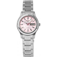 Seiko Women's 5 Automatic SYMD91K Silver Stainless-Steel Automati ...