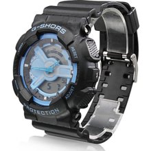 Silicone Band Multi-Movement Sport (Blue) Watch