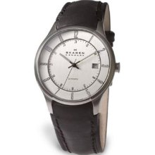 Skagen Leather Automatic Men's Watch - 755XLSLC