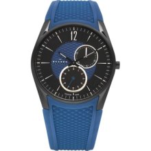 Skagen Mens 435XXLTNRN Blue Silicone Watch