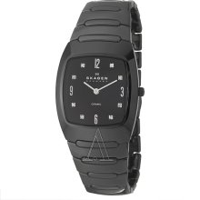 Skagen Men's 'Ceramic' Ceramic Black Ceramic Watch