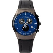 Skagen Men's Leather Watch 901XLMLN