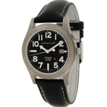 St. Moritz Momentum Pathfinder II Titanium Watch with Leather Band