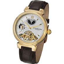 Stuhrling Men's 128.333k2 Symphony Eclipse Magister Automatic Goldtone Watch