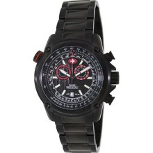 Swiss Precimax Men's Squadron Pro SP13074 Black Stainless-Steel S ...