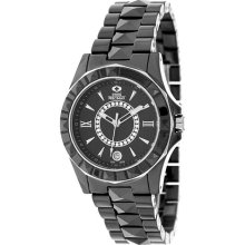 Swiss Precimax Women's Fiora SP13167 Black Ceramic Swiss Quartz W ...