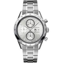 Tag Heuer Men's Carrera Silver Dial Watch CV2017.BA0786