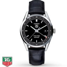 TAG Heuer Men's Watch Carrera Twin-Time WV2115.FC6180- Men's Watches