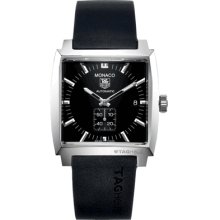 Tag Heuer Monaco Black Mens Watch WW2110.FT6005