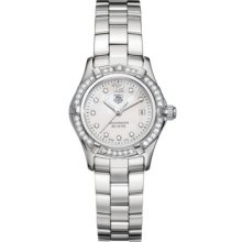 Tag Heuer Watch, Womens Aquaracer Diamond Bezel Stainless Steel Bracel