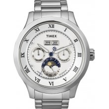 Timex Men's T2n291 Silver Stainless Steel Watch