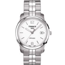 Tissot Men's PR100 White Dial Watch T049.410.11.017.00