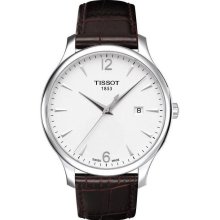 Tissot Tradition Leather Men's Watch T0636101603700