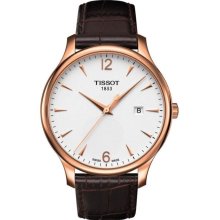 Tissot Tradition Rose Gold Stainless Steel Men's Watch T0636103603700