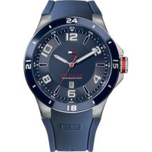 Tommy Hilfiger Men's Navy Silicon Strap Watch