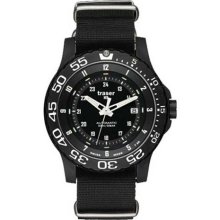 Traser P6600.4A8.13.01 Men's Swiss Made Black Resin Nylon Strap