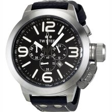 TW Steel Canteen 45mm Black Dial Chronograph Mens Watch TW6R