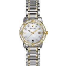 Two-Tone Finish Watch by Bulova